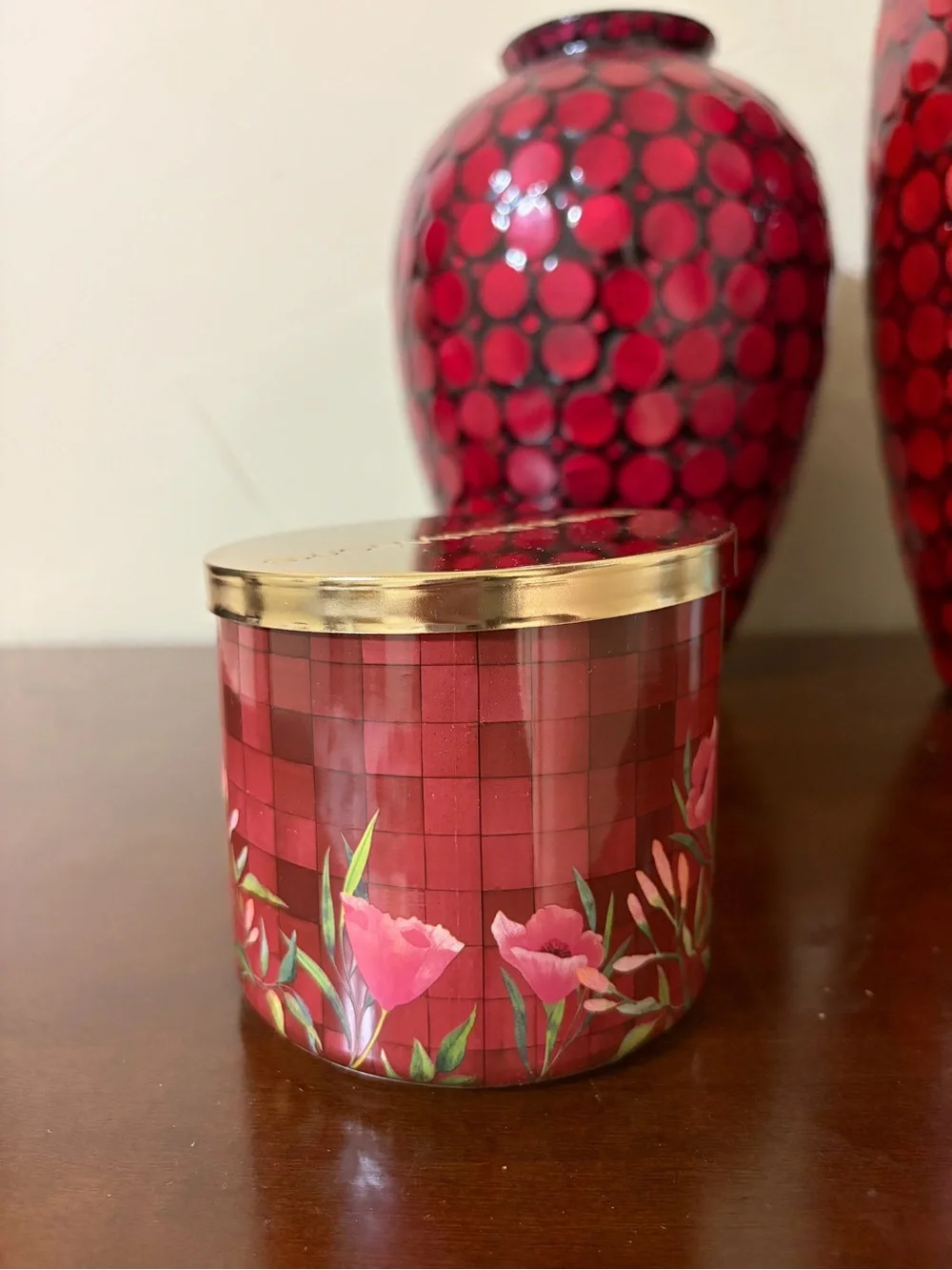 Bath & Body Works Poppy Full Size Trio - Body Wash, Body Lotion, 3 Wick Candle